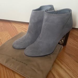 BURBERRY Suede Booties Price reduced!!!!